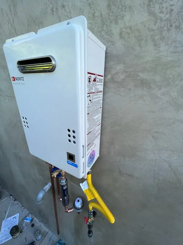 Tankless water heater installation for Walpole homes